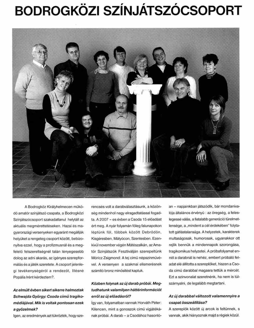 Interjú Illésné Popália Irénnel a csoport elért sikereiről